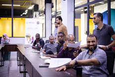 Libyan entrepreneurs learned critical skills during the training to develop their ideas into thriving small businesses.