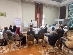 Libyan Mediators Network participating in organizational development training. 