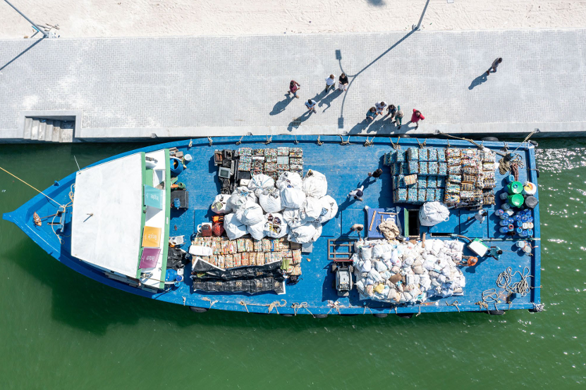 USAID Clean Cities, Blue Ocean grantee Soneva Namoona carries out waste management audits and activities