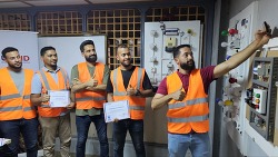 Solar technicans display certificates of completion of the ten day training USAID training.