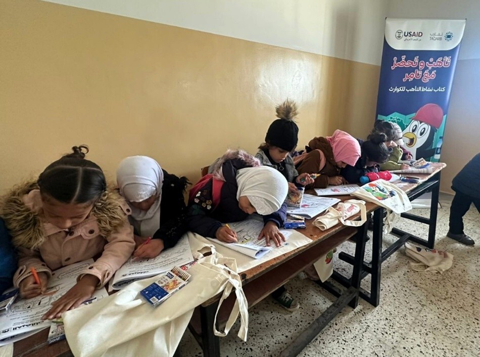 Youth in Alssahel Libya learn about disaster preparedness.