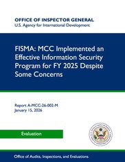 MCC FISMA 25