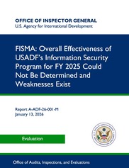 USADF FISMA 25