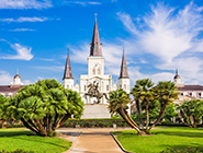 Image of the St. Louis catherdral in New Orleans