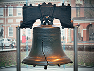 Image of the Liberty Bell in Philadelphia