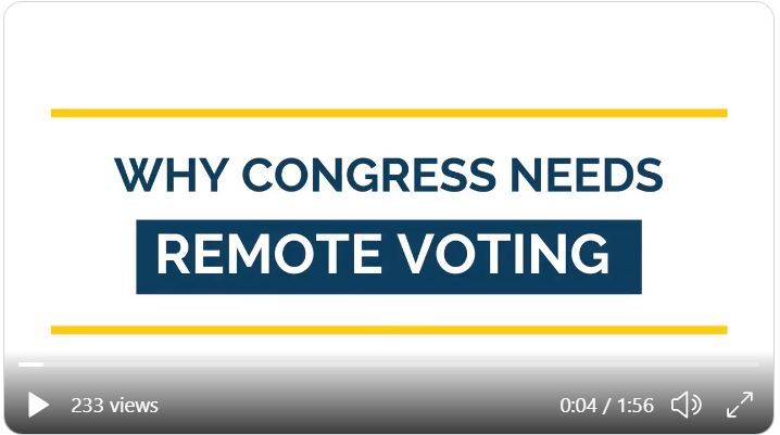 why congress needs remote voting