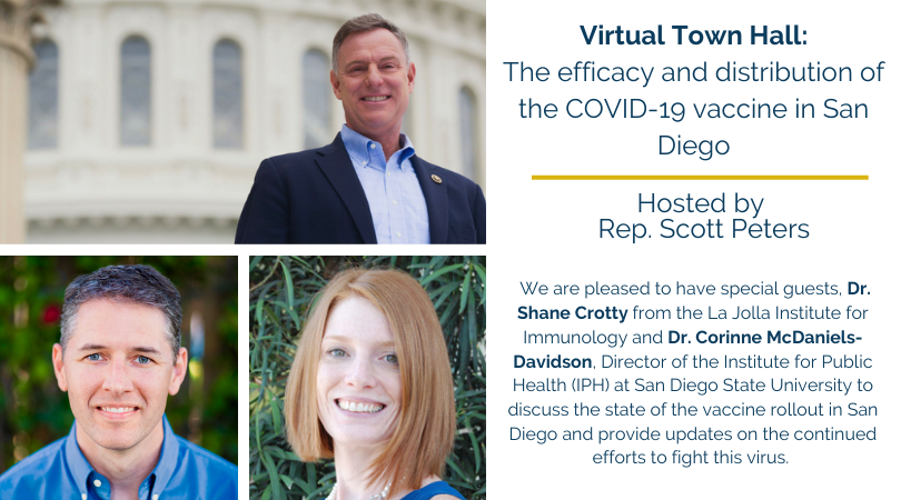 updated vax town hall mini flyer