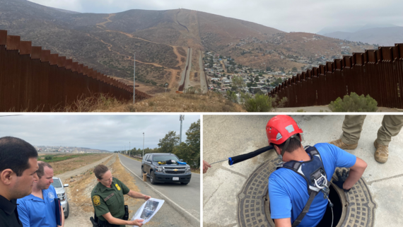 JB and Cesar w border patrol