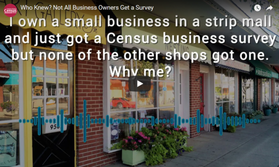 Who knew? Not all business owners get a survey.