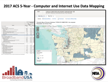 Broadband USA Webinar Featuring Census Bureau Data