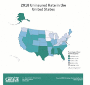 Health Insurance by State Gif