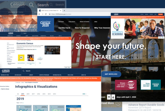 Montage of Census.gov Photos