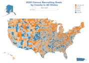 2020 Census Recruiting Goals by State