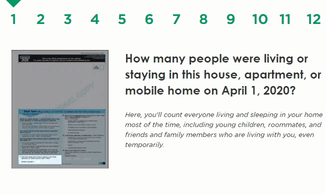 Questions Asked on the 2020 Census