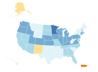 2020 Census Response Rate Map: June 14