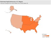 Business Applications by U.S. Region