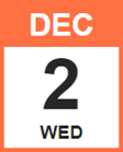 Wednesday, December 2nd