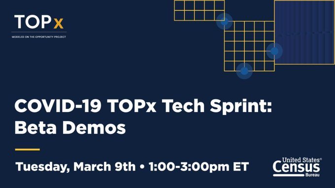 COVID-19 TOPx Sprint Demo: March 9, 2021