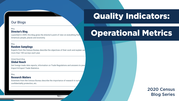 2020 Census Blog: Quality Indicators: Operational Metrics