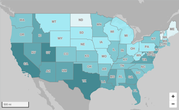 A map of the United States