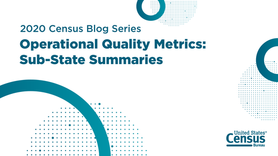 Blog 2020 Census Operational Quality Metrics: Sub-State Summaries