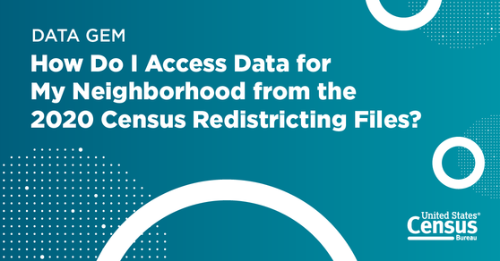 How Do I Access Data for My Neighborhood from the 2020 Census Redistricting Files?