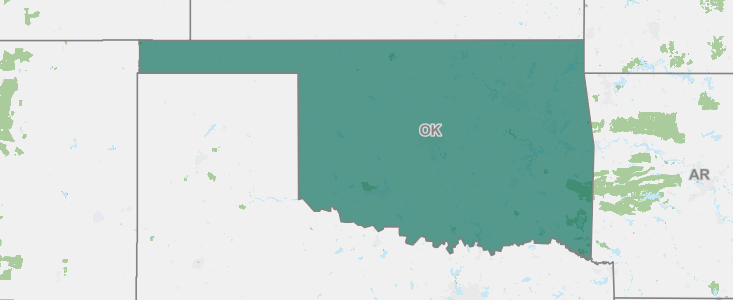 Oklahoma and surrounding states