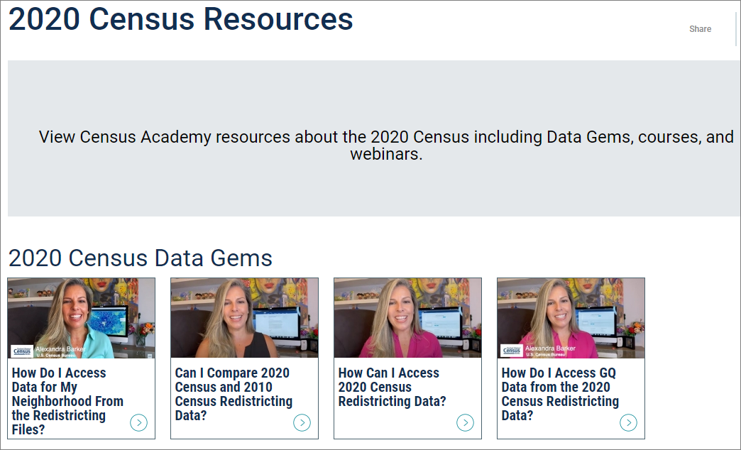 2020 Census Resources