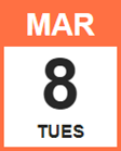 Tuesday, March 8, 2022
