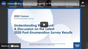 Video: 2020 Census Post-Enumeration Survey Webinar Presentation