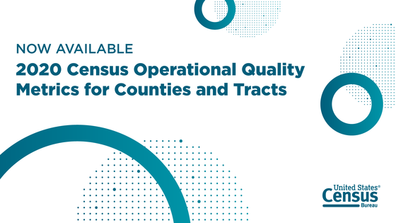 Census Bureau Releases 2020 Census Operational Quality Metrics for Counties and Tracts