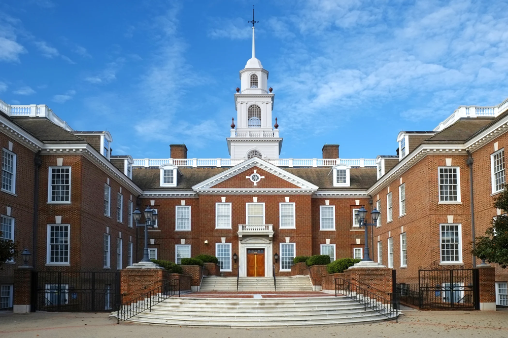 The Delaware Legislative Hall, the state capitol building of Delaware