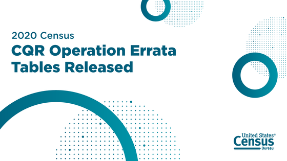 2020 Census: CQR Operation Errata Tables Released