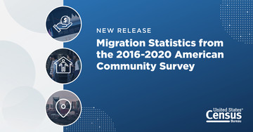 ACS New Release: Migration Statistics from the 2016-2020 American Community Survey