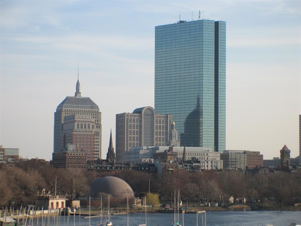 The Boston skyline