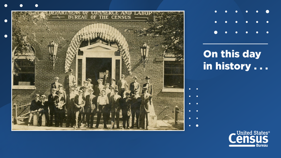 The U.S. Census Bureau celebrates its 121st birthday on March 6, 2023.