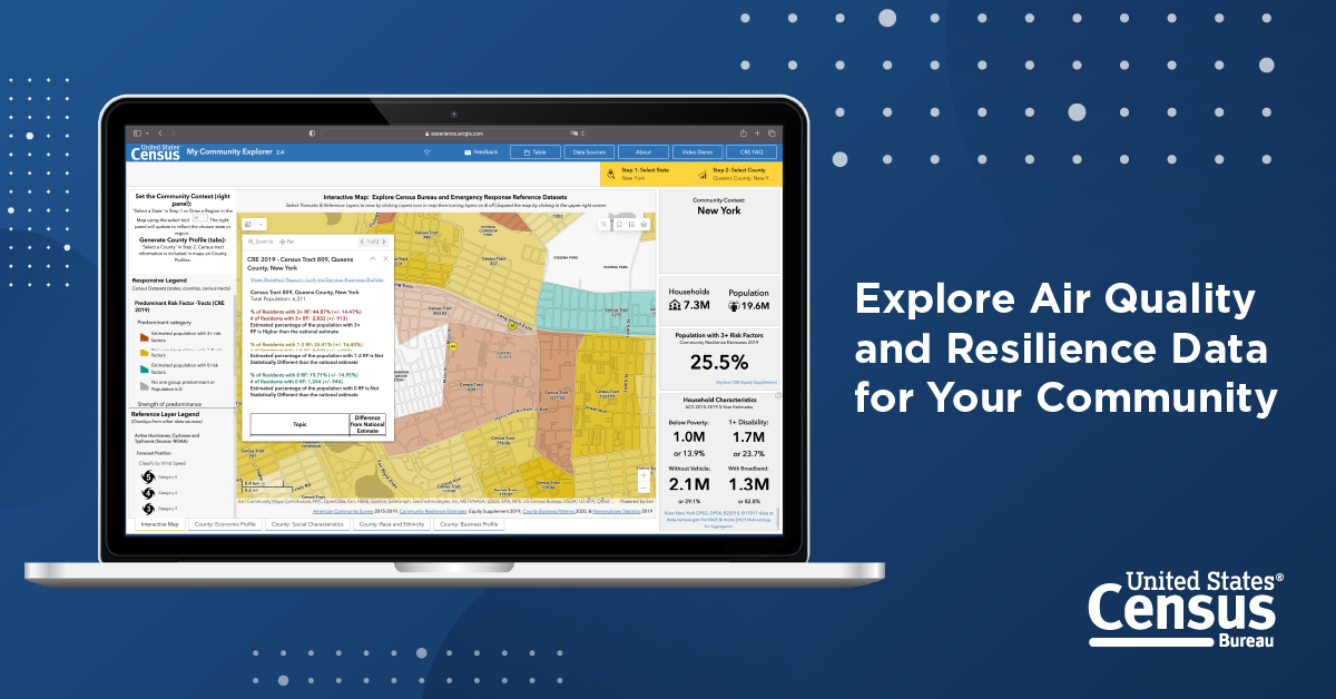 Explore Air Quality and Resilience Data for Your Community