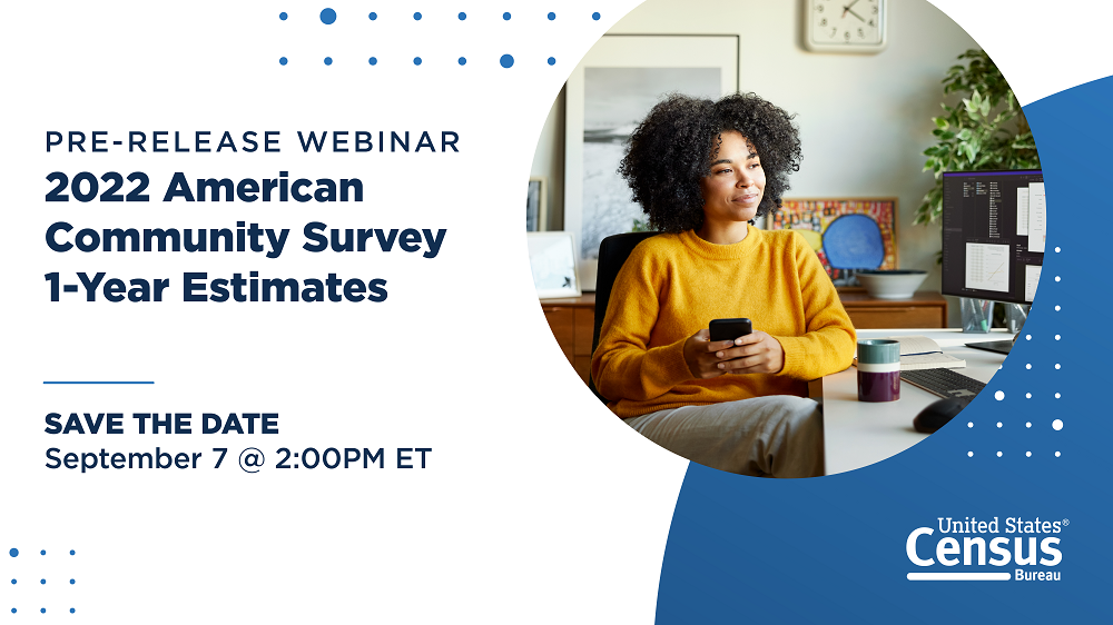 Pre-Release Webinar 2022 American Community Survey 1-Year Estimates