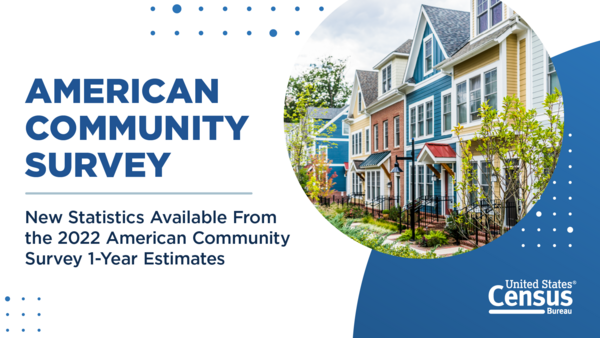 American Community Survey: New Statistics Available from the 2022 ACS 1-Year Estimates