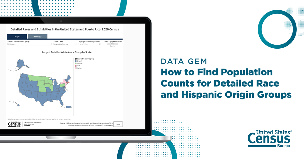 Data Gem: How to Find Population Counts for Detailed Race and Hispanic Origin Groups