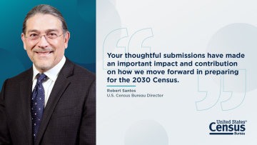 Director Santos Quote on 2030 Census FRN Feedback