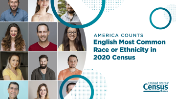 English Most Common Race or Ethnicity in 2020 Census