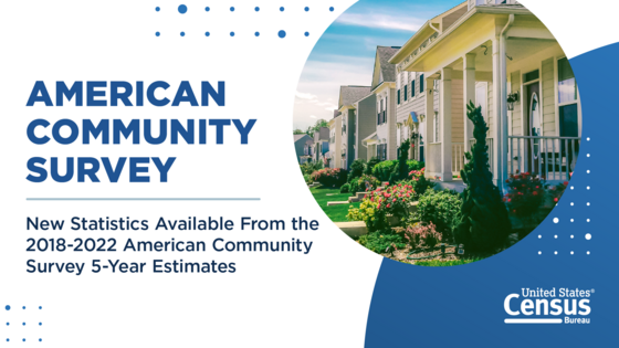 American Community Survey: New Statistics Available from the 2018-2022 ACS 5-Year Estimates