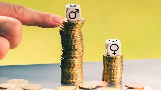 Stacks of coins on a table