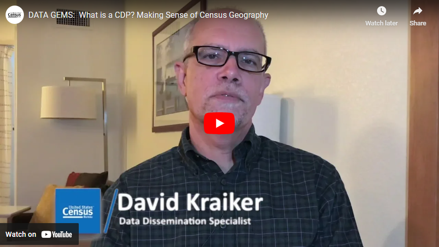 David Kraiker speaks about what Census Designated Places are.