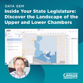 Census Academy Data Gem - Inside Your State Legislature Discover the landscape of the Upper and Lower Chambers