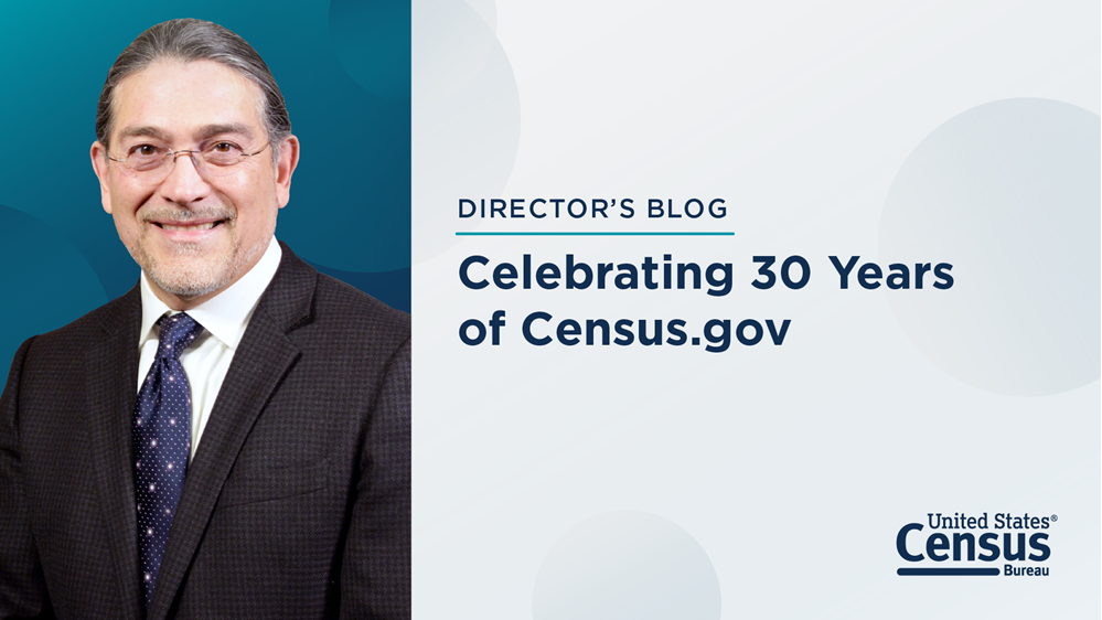 Director's Blog: Celebrating 30 Years of Census.gov