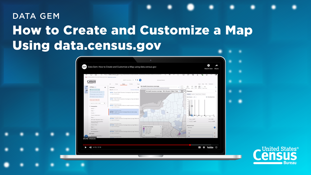 Census Academy Data Gem Create Customize Map