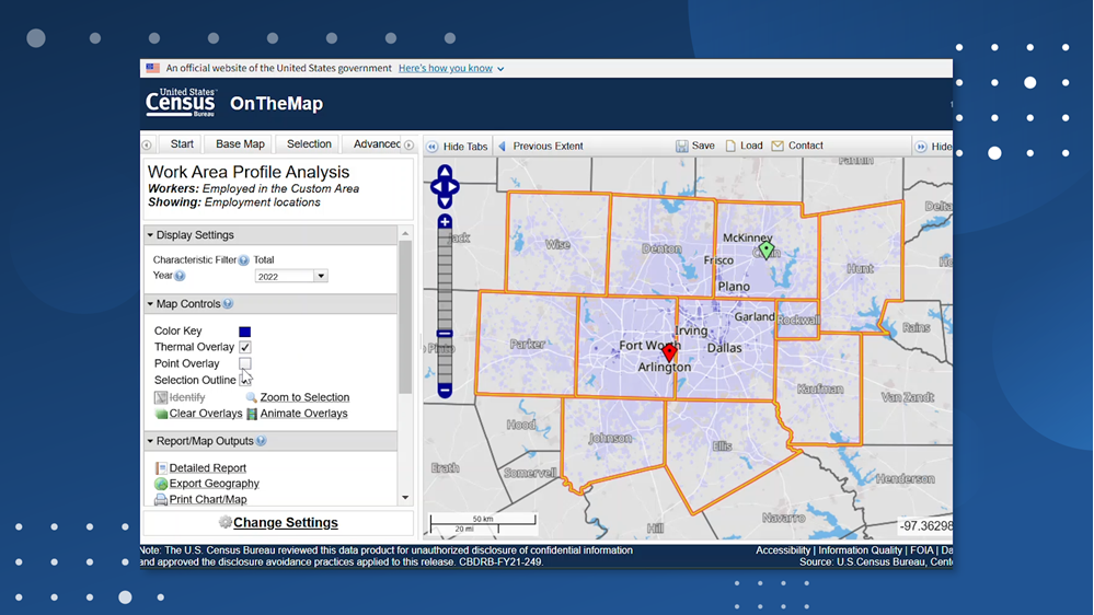 LODES OnTheMap Data Tool