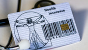 A health insurance card 